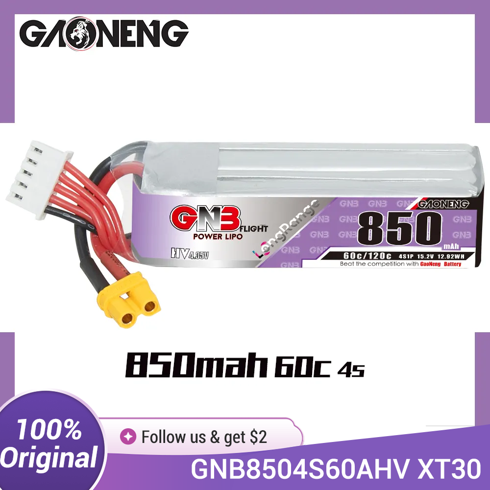 GAONENG GNB LiPo Pil 850mAh 4S - Drone Battery 4S incelemesi ve fiyatı