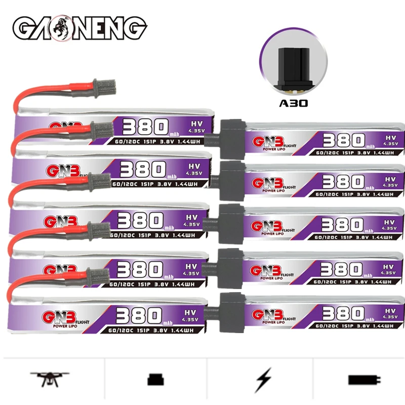 GNB 1S 3.8V 380mAh 60C Lipo Pi - Drone Battery Plate incelemesi ve fiyatı