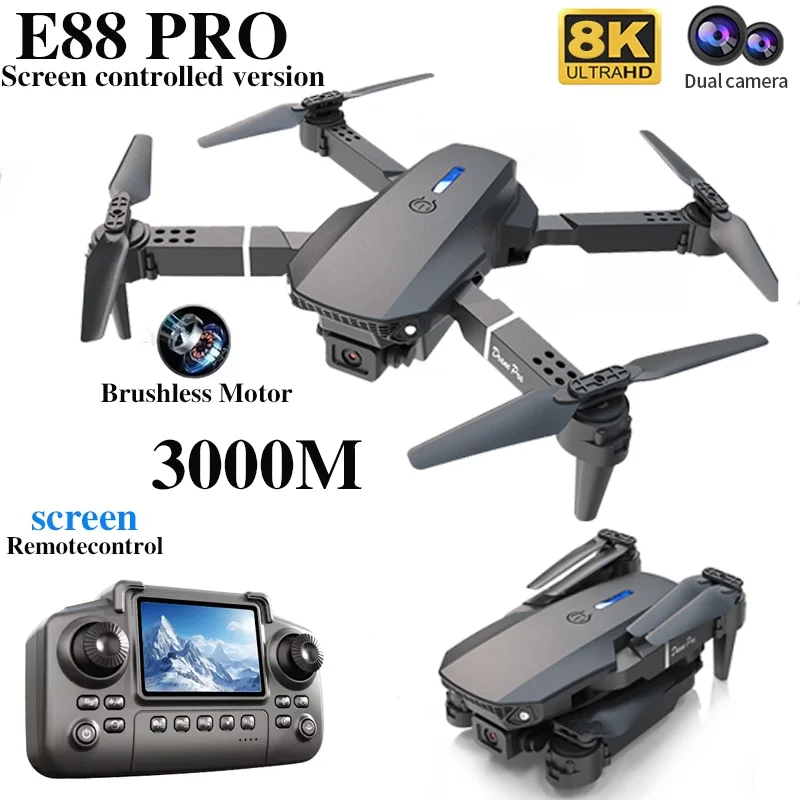 Profesyonel E88 PRO Drone, Ekr - Drone Battery Case incelemesi ve fiyatı