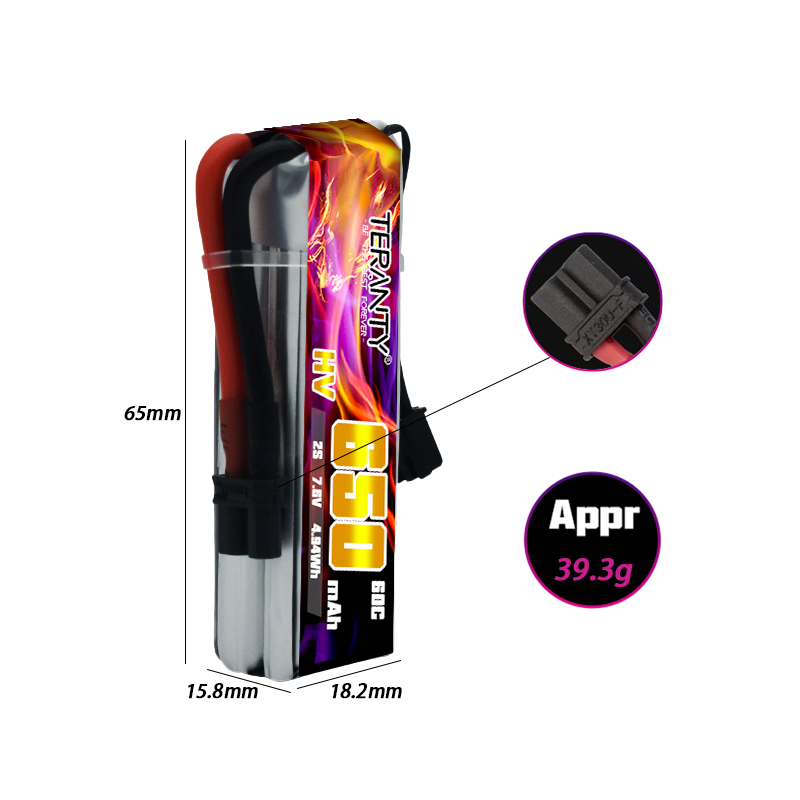 2/4/6/10 ADET TERANTY 650mAh 2 - Drone Battery Lipo incelemesi ve fiyatı