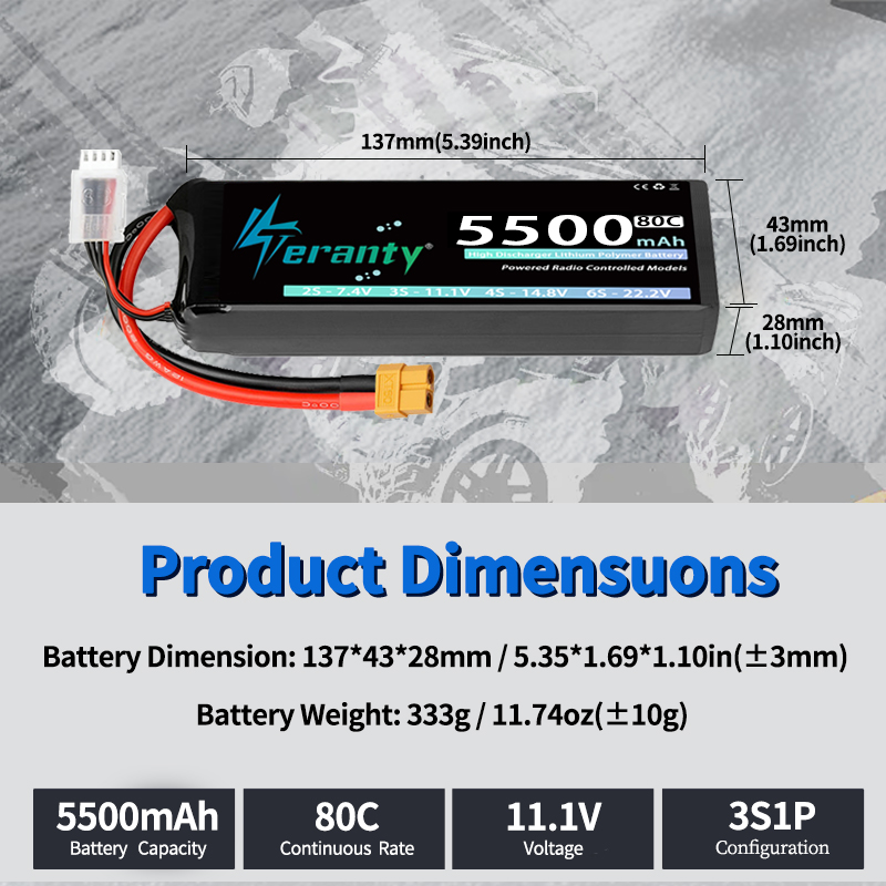 1/2 adet TERANTY 3S Lipo Pil 5 - Drone Battery Plate incelemesi ve fiyatı